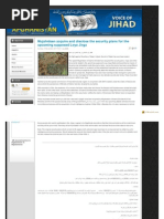 Mujahideen acquire and disclose the security plans for the upcoming supposed Loya Jirga 