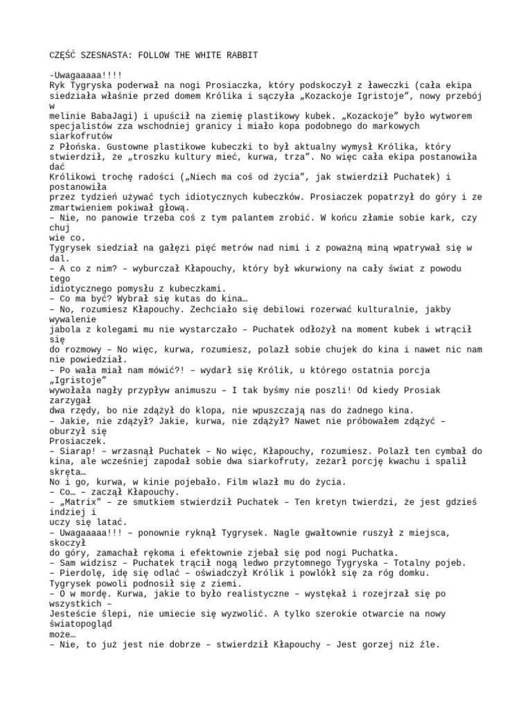 16 Follow The White Rabbit | PDF