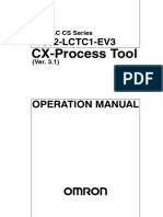 Cx-Process Tool Sysmac Cs Series Ws02-Lctc1-Ev3 (Ver. 3.1) Operation Manual