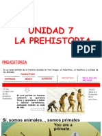 UNIDAD 7- LA PREHISTORIA