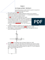 Physics Worksheet