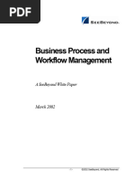 Business Process and Workflow Management