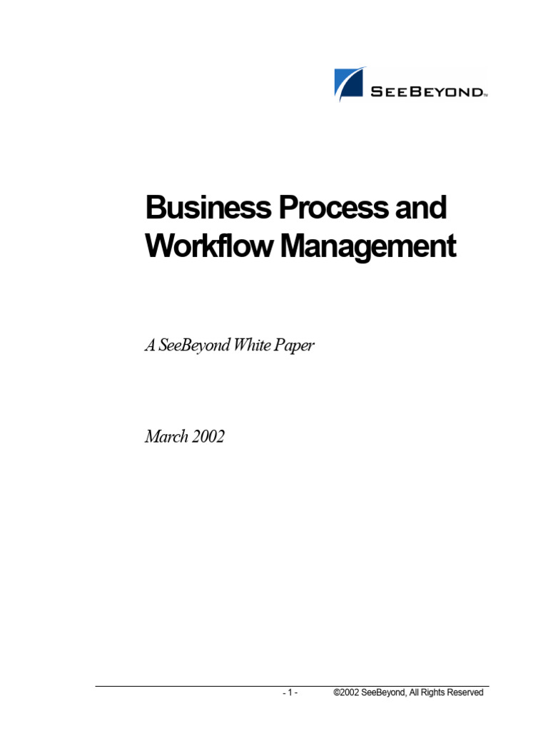 Business Process and Workflow Management | PDF | Business Process ...