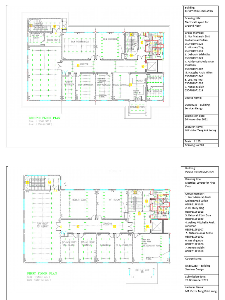 Electrical Floor Plan-Drawing | PDF