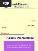 Chapter 4 Dynamic Programming