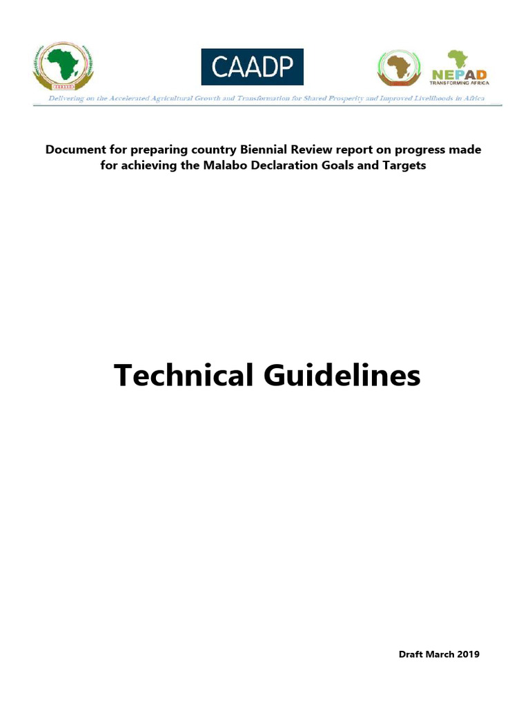 Malabo Declaration Biennial Review Guide | PDF | Performance Indicator ...