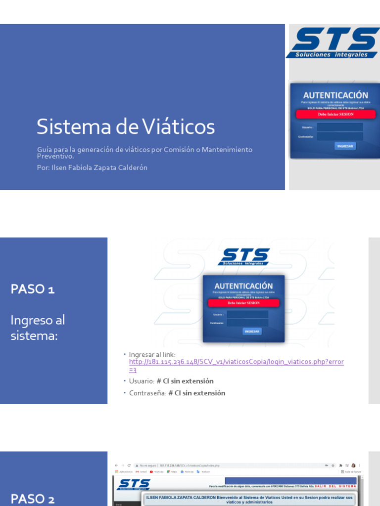 Guía Completa para Generar Viáticos | PDF