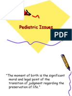 Pediatric Issues