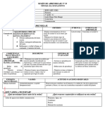 Sesión de Aprendizaje 19 Comunicación