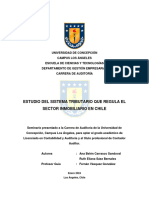 Sistema Tributario Que Regula El Sector Inmobiliario en Chile