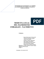 Medicina Legal Del Matrimonio-Embarazo-Nacimiento