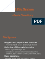 MM File System: - Geeta Chaudhary