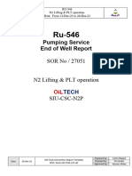 Ru-546 - N2 Lift Operation - OT-N2P-End - of - Well - Report