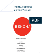 Bench Marketing Strategy Plan: Group 6-11-Blue Ocean