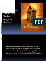 CH 10 Dan 11 Instrumen, Tujuan Dan Strategi Kebijakan Moneter