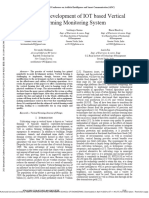 Design Amp Development of IOT Based Vertical Farming Monitoring System