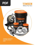 Download Catalogo de Rodamientos Timken Multimarca by Sergio Costa SN72550275 doc pdf