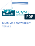 Grammar Answer Key-Term 2