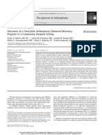 Outcomes of a Total Joint Arthroplasty Enhanced Recovery Program in a Community Hospital Setting