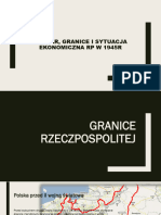 Granice Polski I Sytuacja Ekonomiczna W 1945