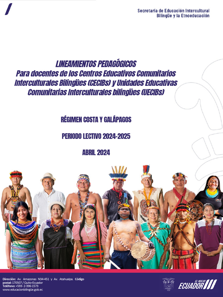 Lineamientos Pedagógicos CECIBs 2024-2025 | PDF | Plan de estudios ...