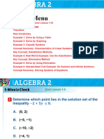 1-6 S Lesson Presentation Solving Systems of Equations