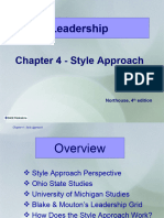 Week 4 Leadership CH 4 Style Approach
