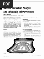 Layer of Protection Analysis and Inherently Safer Processes (1999)