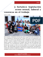 Ley Karin Fortalece Legislacion Contra El Acoso Sexual Laboral y Violencia en El Trabajo PDF