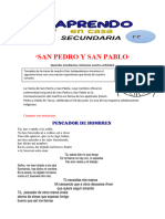 SAN PEDRO Y SAN PABLO-SEMANA 13-1°-2° Año