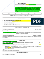 Basic Resume Format-1