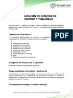 Plantilla de Contrato Marketing Digital