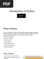 1.1introduction To Python