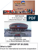 9-10 September, 2023. Bharat Mandapam, New Delhi: G20 Summit