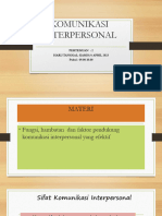 Komunikasi Interpersonal Pert Ke 2