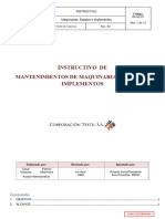 In-GC-01 Mantenimiento de Maquinarias e Implementos