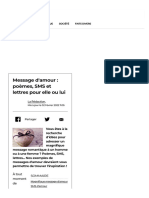 1-1 Message D'amour : Poèmes, SMS Et Lettres Pour Ell