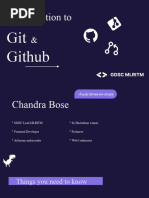 Git Github Workshop