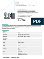 Communication Cable & Conversion Data Sheet