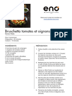 1 Bruschettas Tomates Et Oignons Grille S Plancha Eno