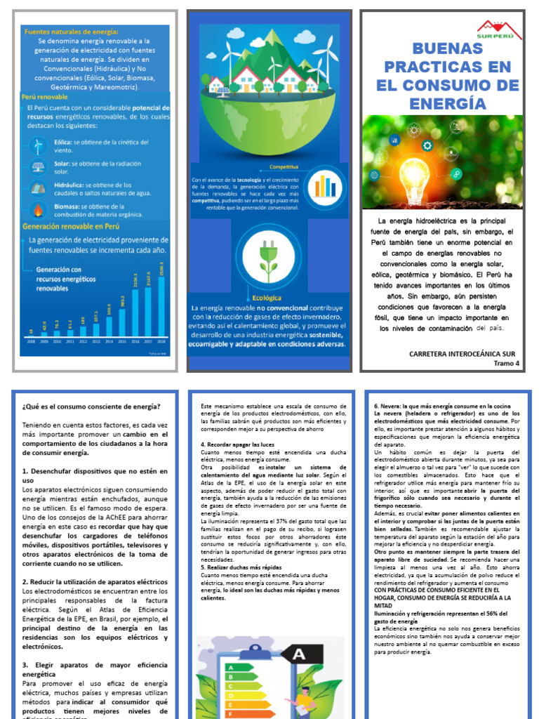 Buenas Prácticas para Ahorrar Energía | PDF | Uso eficiente de energía ...