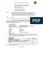 Informe para Salidad A Campo Felix