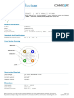 IID 4169 810405 SYSTIMAX Gigaspeed 3071E Cat6 UUTP Cable Datasheet