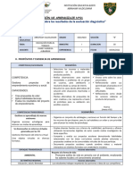 Reflexión de La Evaluación Diagnóstica - 2B