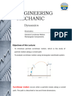 Lecture 3 General Curvilinear Motion