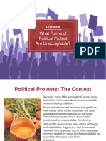 2 BAT - What Forms of Political Protest Area Unacceptable