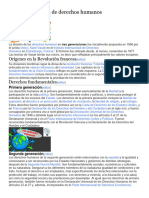 Las Cuatro Generaciones de Derechos Humanos