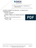 Volume 10. Foreign Air Operators - Authorization and Administration