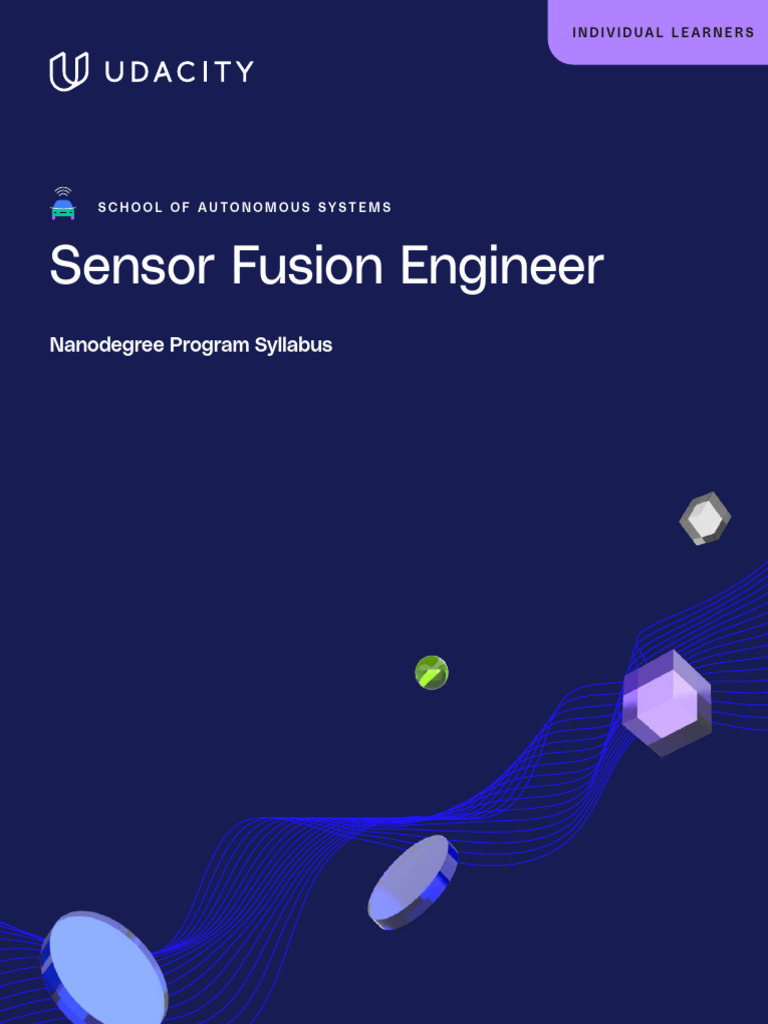 Udacity Sensor Fusion Nanodegree Syllabus | PDF | Lidar | Kalman Filter