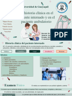 Semiología I-Subgrupo 1 - Historia Clinica de PX Internado y Ambulatorio
